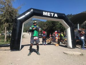 Manuel en Meta 21 km